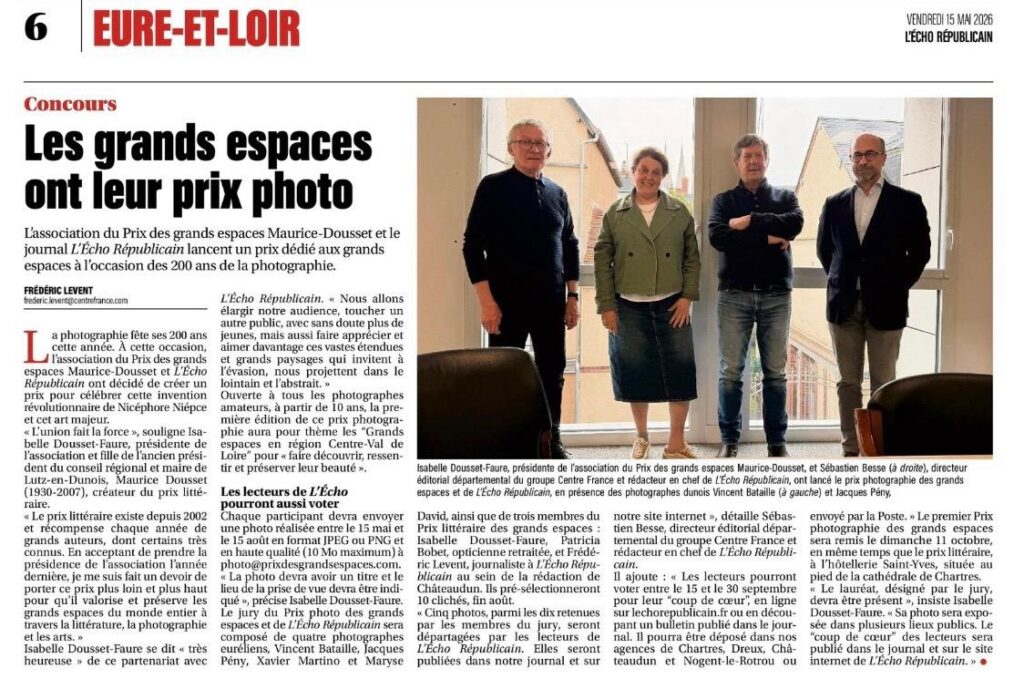 Prix des grands espaces - photographie
